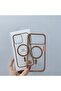 Clear Transparent Colorful Frame Wireless Charge Magnetic Phone Case for iPhone 17/17 Pro/17 Air/17 - 4