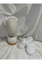 Full Set Maternity Slippers + Crown + Bandana with Pearls