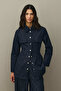 Pensli Denim Shirt Navy Blue - 3