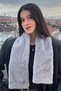 Plush Soft Soft Scarf | Winter Faux Fur Gray Women's Neckerchief - 7