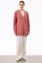 Pearl Button Knitwear Cardigan Pink