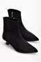 Heeled Boots Pointed Toe 3 cm
