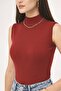 Turtleneck Knitwear Body N3238 Red