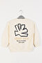 Boy's Letter and Graphic Printed Sweatshirt Cotton Comfortable Fit - 2