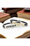 سوار فولاذي منقوش بالأرقام الرومانية 3183SCB005 - 2