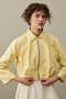 Multi Pleated Jacket Yellow - 8