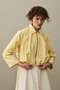Multi Pleated Jacket Yellow - 7
