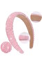 Powder Color Stone Detailed Crystal Crown - 3