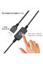 DC 5V USB LED COB Strip with Inline Touch Dimming Switch 3 Meter White Warm - 6