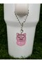 Glow-In-The-Dark Cat Thermos Ornament/Cat Thermos Charm/Kitty Animal Figure Bag Charm - 2