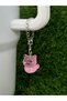 Glow-In-The-Dark Cat Thermos Ornament/Cat Thermos Charm/Kitty Animal Figure Bag Charm - 4