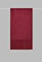 Silk Evening Dress Shawl with Stone Edge - Red - 2