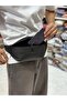 Faux Leather Casual Bag Suitable for Crossbody and Waist Use with Adjustable Strap - 2