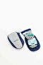 2-Piece Non-Slip Leather Sole (Cheerful Car-Adventurer Wolf) Comfortable Baby Kids Sandals Socks Booties Slippers Home Kindergarten Shoes - 7