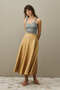 Gode Detailed Skirt Camel - 2
