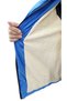Boy's Vintage Embroidered Blue Color Puffer Coat with Removable Hood and Zipper Pockets - 6