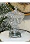 Ultra-Luxury Crystal Covered Salad Bowl Sugar Bowl Large Crystal Bowl with Silver Detail