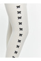 Lcw Kids White Patterned Girls' Pantyhose 2-Pack - 2