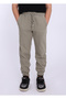 Children's Green School Pants with Elastic Waist, Seasonal Unisex Boys & Girls Comfortable Casual Trousers - 3