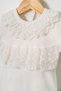 Baby Girl Ceremony Lace Romper with Bandana - 4
