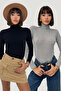 Tokyo Full Collar Long Sleeve Camisole Sweater