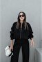 Women's Winter 3-Thread Oversized Fit Bomber Jacket Tracksuit Set - 4