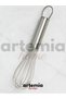 38 cm 18/10 Stainless Steel Whisk |   Silver Handle Luxury Egg Milk and Dough Mixer - 2