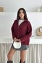 Oversize Hair Braided Half Zipper Knitwear Sweater Aw25Kz0052 - 3