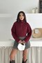 Oversize Hair Braided Half Zipper Knitwear Sweater Aw25Kz0052 - 4