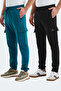 Valora Set of 2 Men's Black - Petrol Sweatpants