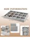 Stackable 15-Grid Jewelry Organizer/Storage/Display Trays, Gray Velvet (2-Pack) - 2