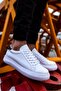 Lace-Up Men's Casual Shoes White Khaki - 3