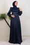 Narin Yoryo Evening Dress Navy Blue - 3