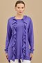 Rayon Tunic with Scarf Detail Lila - 3