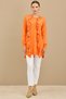 Rayon Tunic with Scarf Detail Oranj