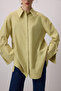 WIDE CUFF STRIPED SHIRT - 4