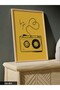 Cassette Player Love You One Piece Wooden Framed Painting - 3