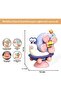 3in1 Sensory Educational Toy with Suction Cup Snail High Chair Toy - Lilac - 6