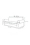 Jacquard Sofa Cover, Couch Cover, Chester Cover, Sofa Slipcover, 3 Seater, One Piece - 5