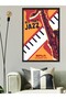 Jazz Festival Berlin One Piece Black Wooden Framed Painting