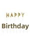 Happy Birthday Set Mum - Metallic Gold Color - 3