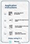ملصق اضغط على الجرس مقاس 20 × 28 سم - 5
