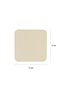 Coasters, Set of 6, Desktop Square Cup Coaster, Vegan Faux Leather, 11X11 Cm., Beige - 5