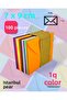Colorful Small Envelope 7X9 cm Pack of 100 Gift Birthday Wishes Envelope