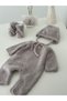 Welcome Baby Newborn Gift Box Set Organic Clothing Set Hand-Knitted Overalls Knitwear