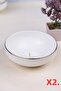Tabak Evi Porcelain Natura Marinum Gold Gilded Bowl 13.50cm 2 Pcs - 3