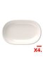 Plate House Magnus Oval Boat Plate 27,50X17,50X3Cm 4 Pcs