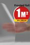 Bien Exclusive (50cm X 2Mt), 1 m² cm Transparent Frosted Glass Premium Adhesive Coating Pvc Film F-02