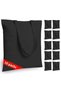 Black Gabardine Cloth Bag 10 Pack with Pen Holder Gift