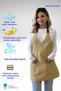 Water Repellent Stain Resistant Cafe Barista Ceramic Pastry Cook Waiter Florist Restaurant Cafe Apron Women Apron